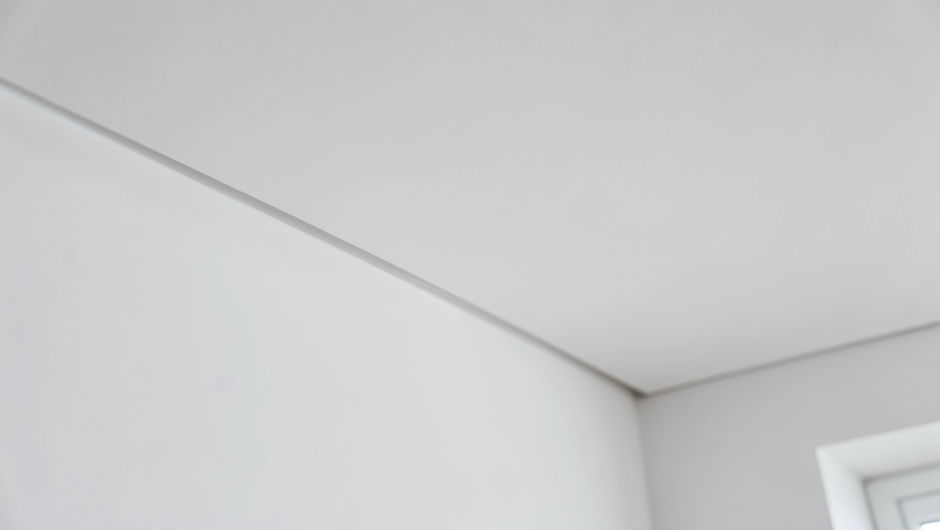 Wykończenie między sufitem a ścianą